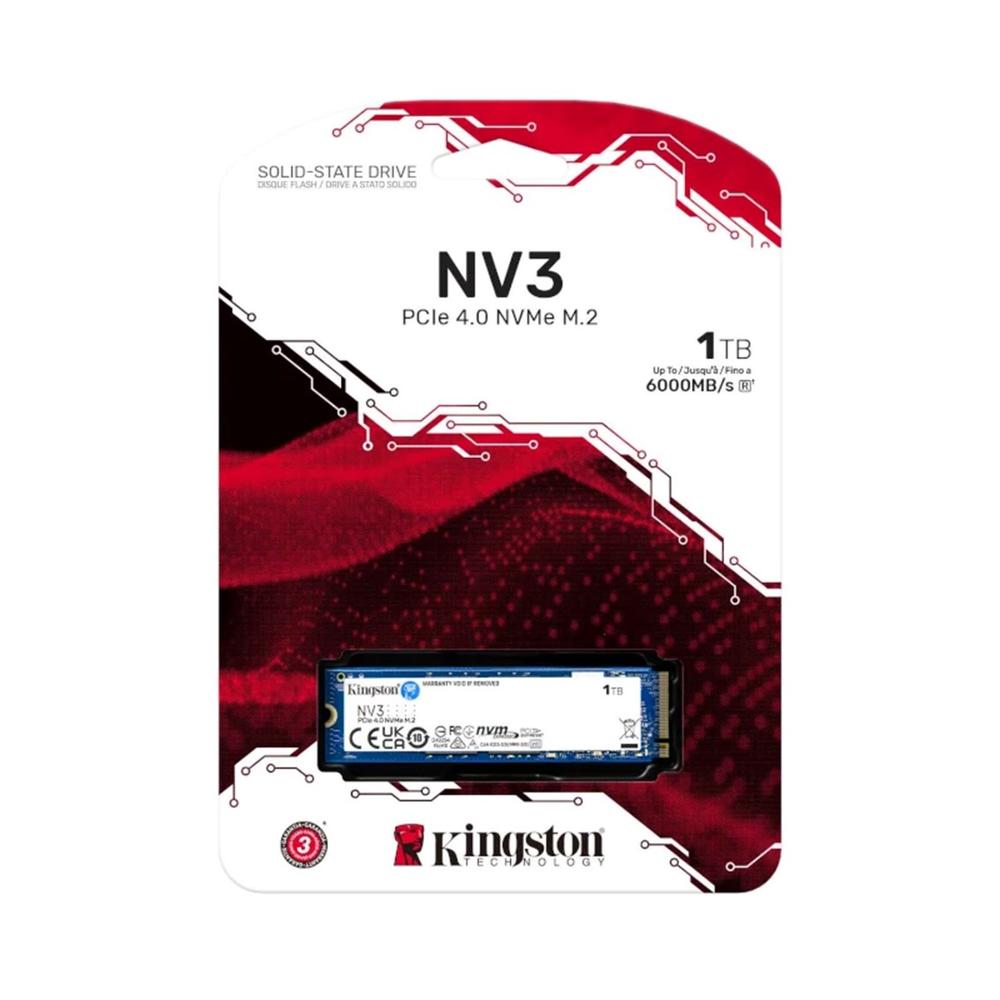 DISCO DURO INTERNO SSD KINGSTON NV3 1TB M.2 NVME PCIE 4.0