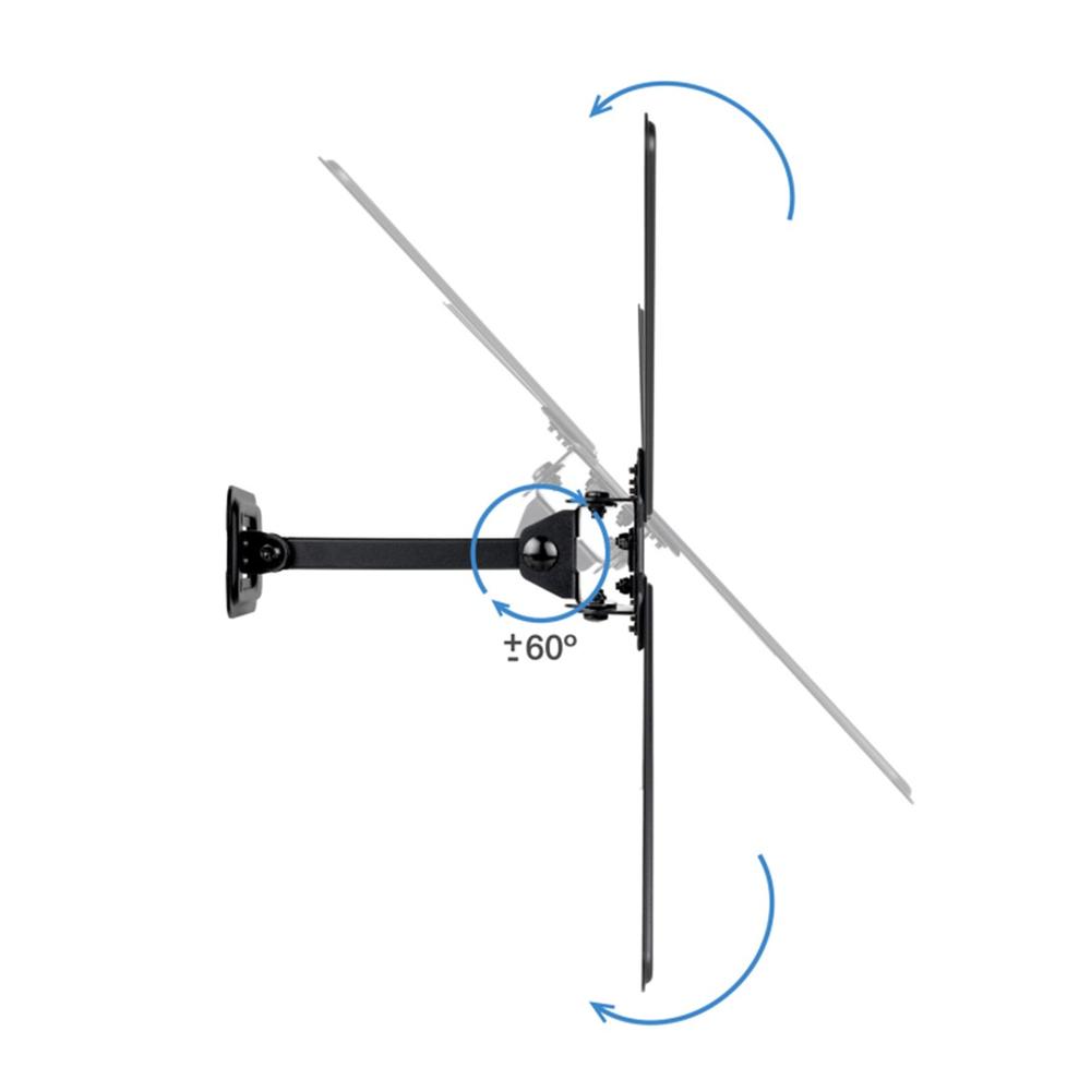 SOPORTE PARED TV TOOQ VESA HASTA 55" 400X400MM MAX 25KG