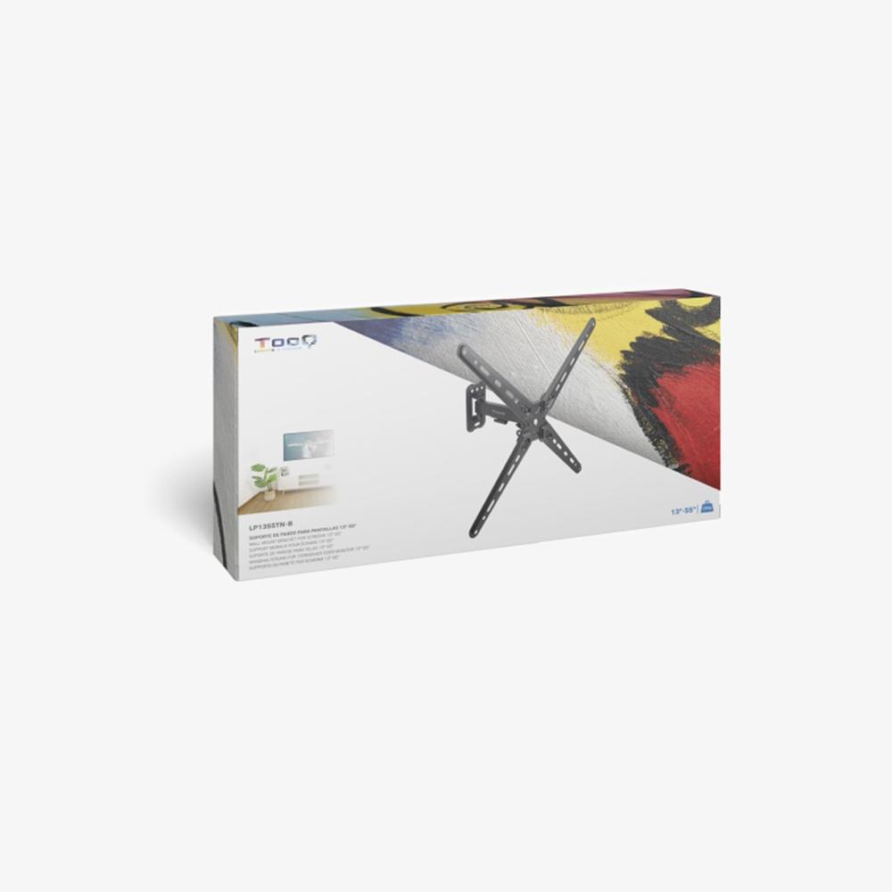 SOPORTE PARED TV TOOQ VESA HASTA 55" 400X400MM MAX 25KG
