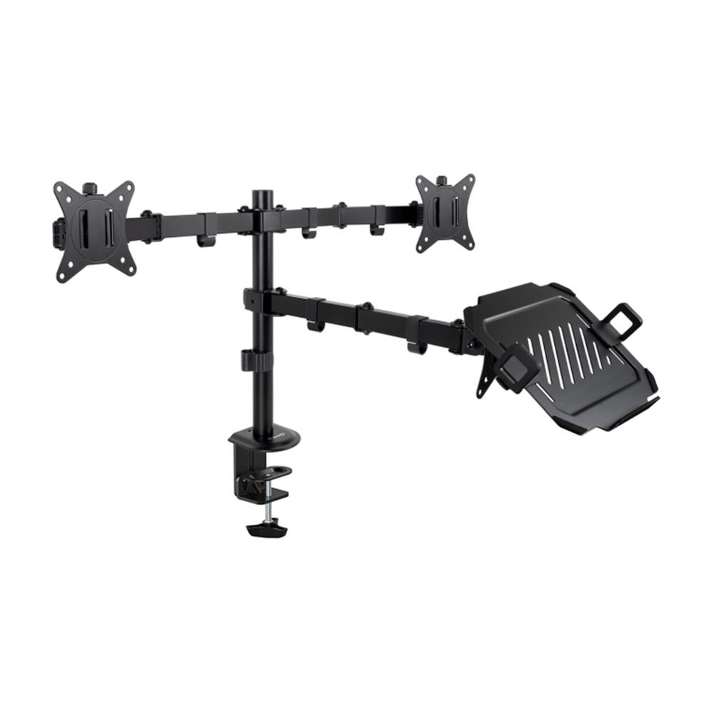 SOPORTE MESA TOOQ VESA HASTA 32" 100X100MM MAX 9KG/BRAZO