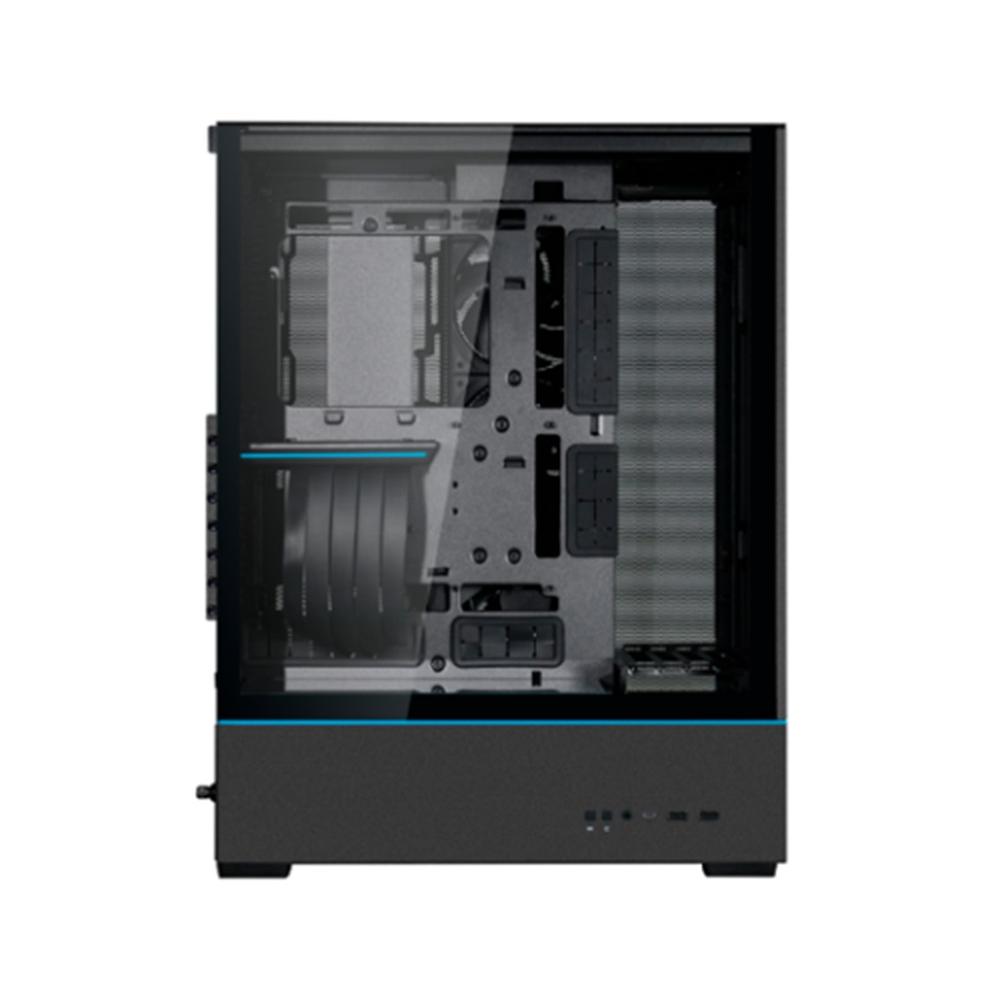 CAJA ORDENADOR GAMING LIAN LI LANCOOL SUP01 ATX CRISTAL TEMPLADO NEGRO