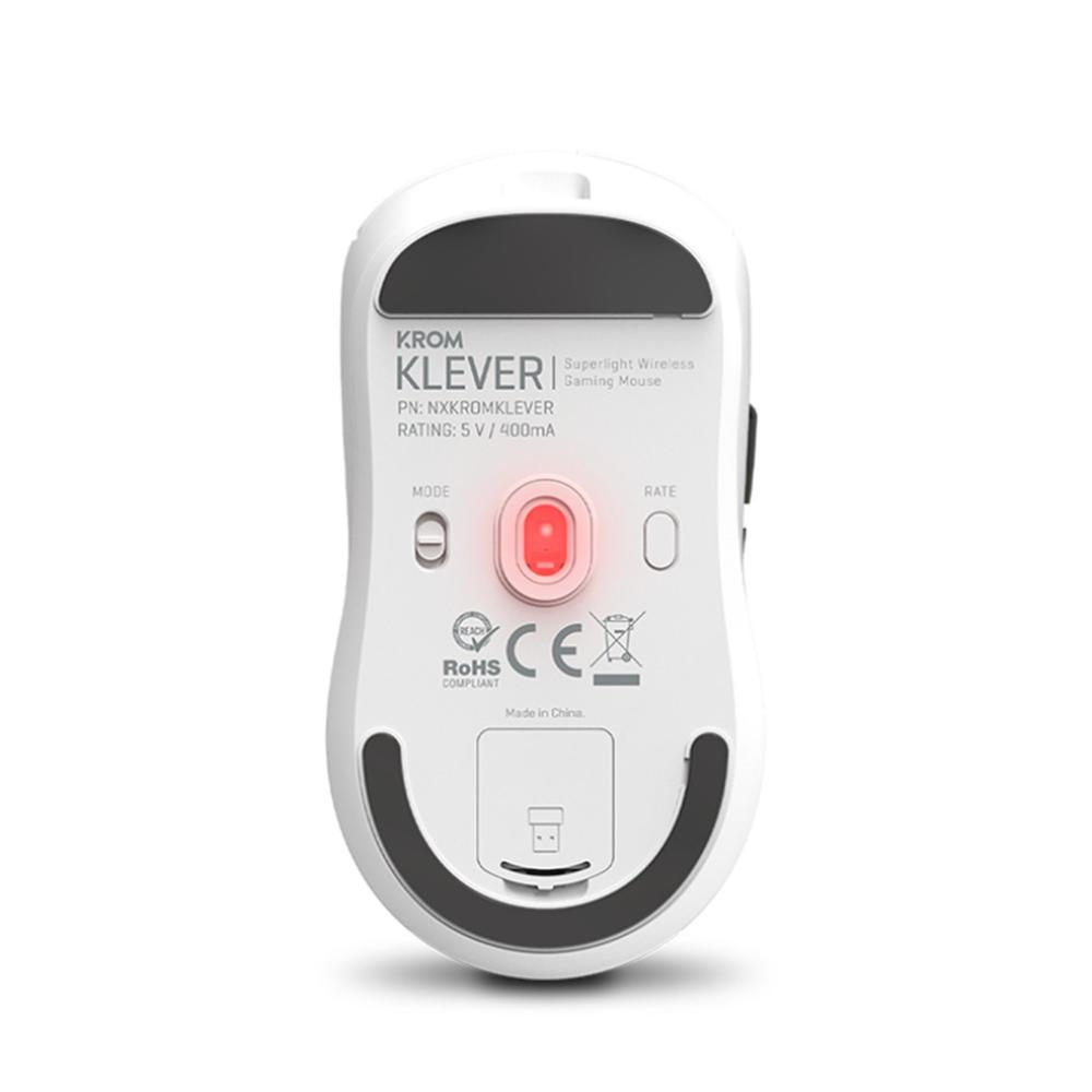 RATON INALAMBRICO GAMING KROM KLEVER BLANCO