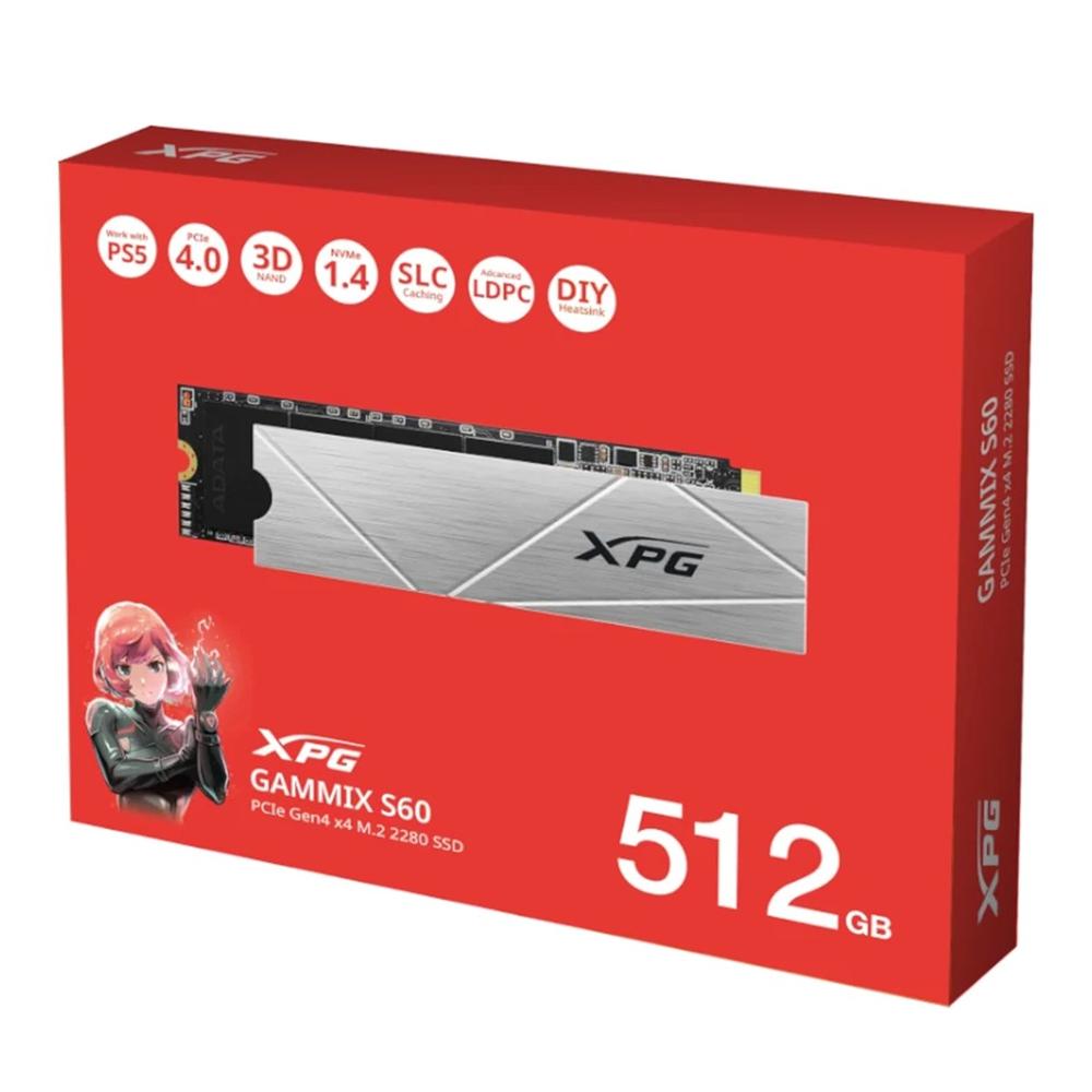 DISCO DURO INTERNO SOLIDO SSD ADATA XPG GAMMIX S60 512GB PCI EXPRESS