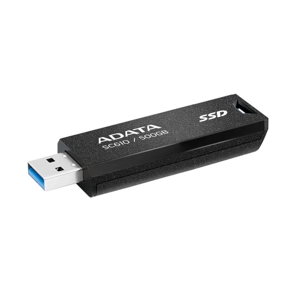 DISCO DURO EXTERNO SSD ADATA SC610 500GB USB 3.2 NEGRO