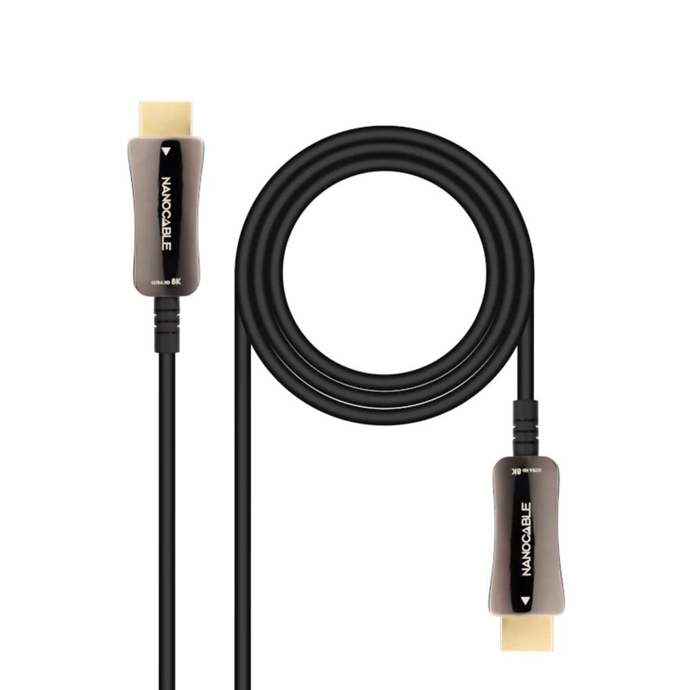 CABLE HDMI 8K NANOCABLE 10M/ MACHO-MACHO FIBRA OPTICA