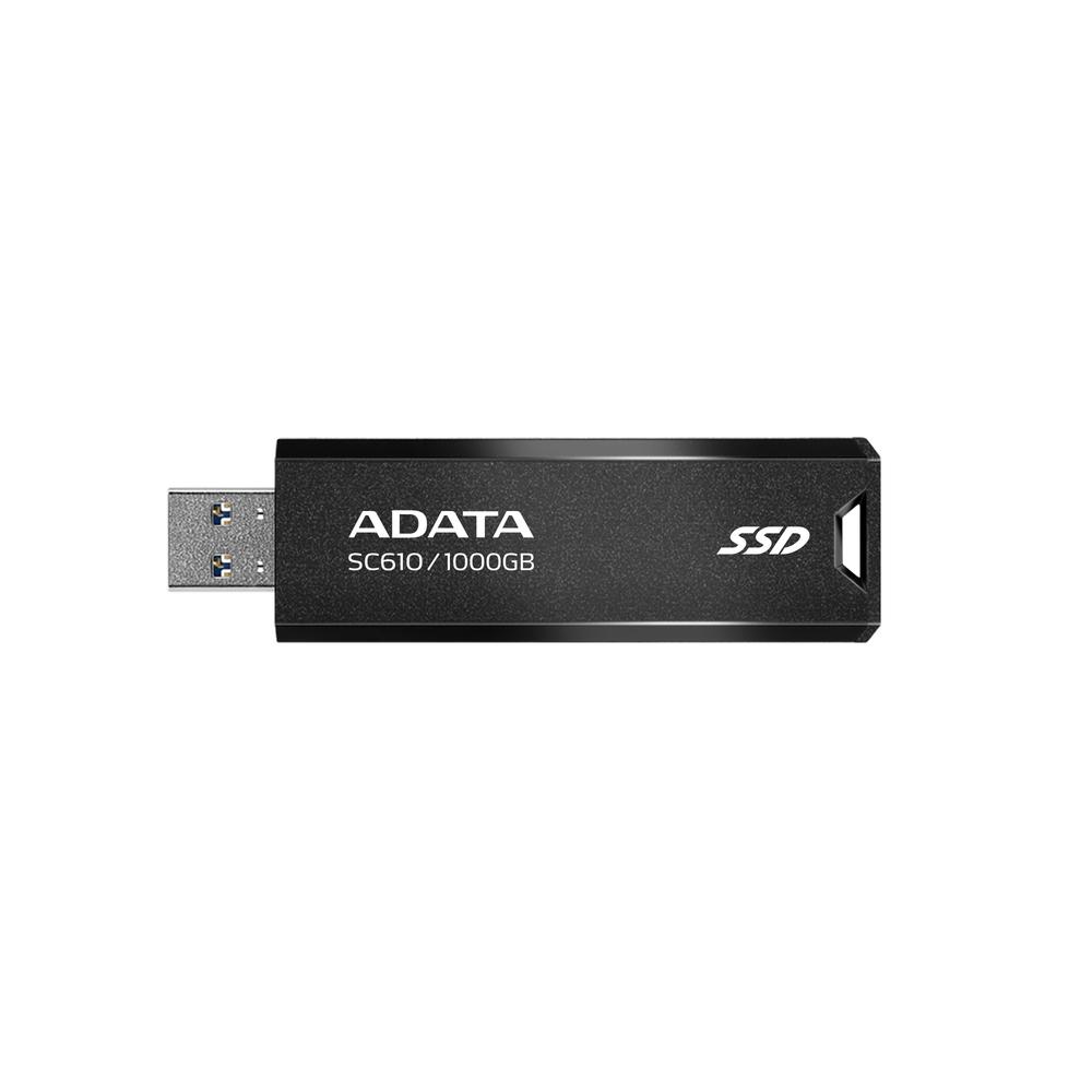 DISCO DURO EXTERNO SSD ADATA SC610 1TB USB 3.2 NEGRO