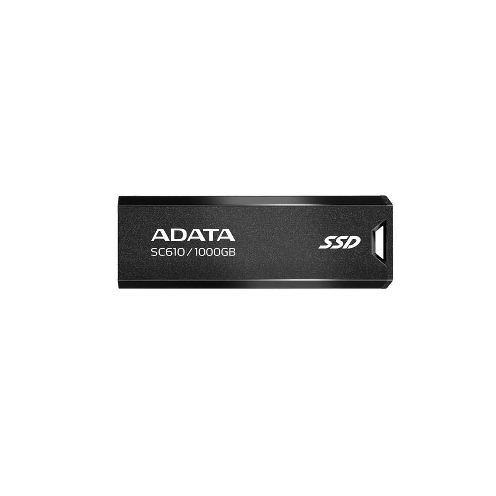 DISCO DURO EXTERNO SSD ADATA SC610 1TB USB 3.2 NEGRO