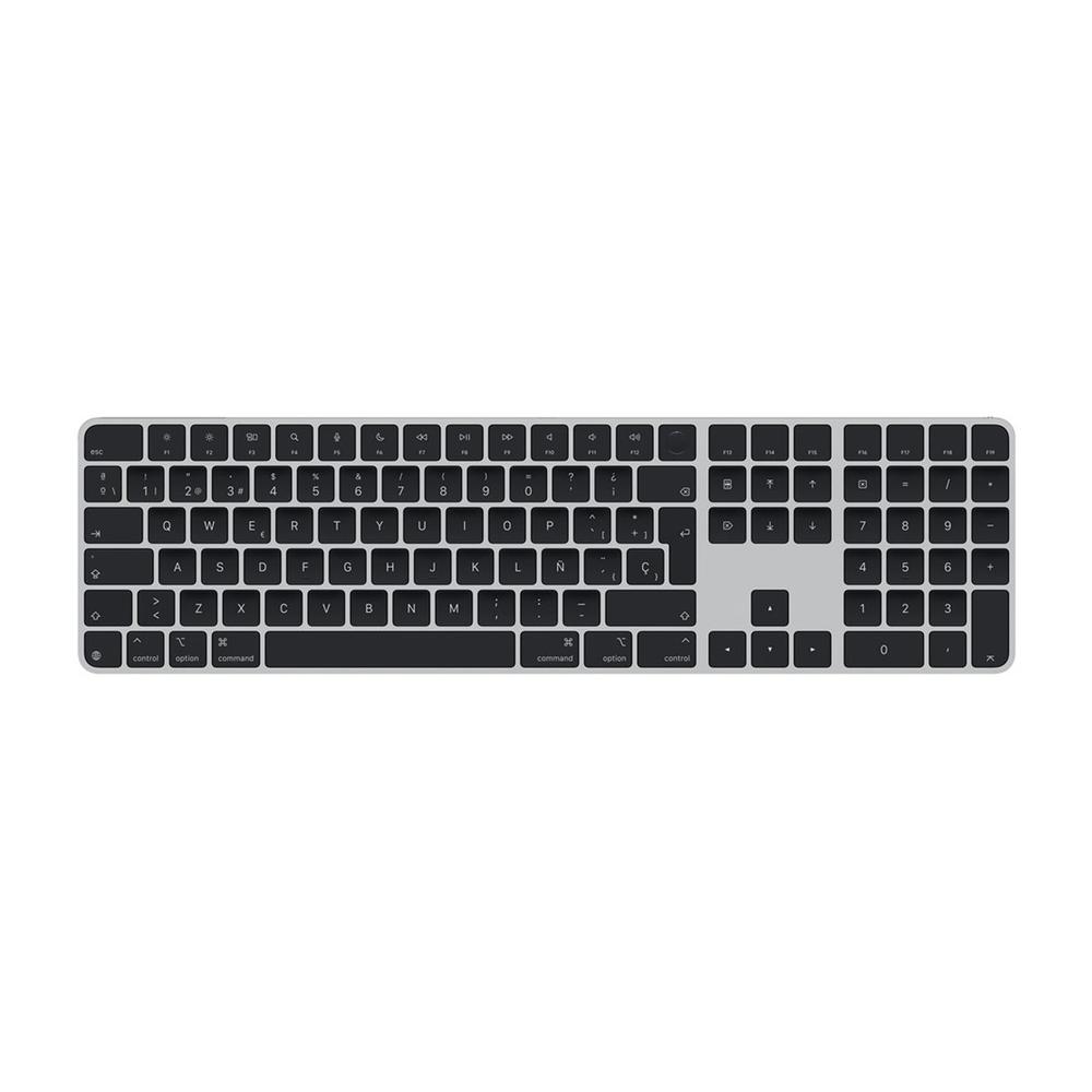 TECLADO APPLE MAGIC KEYBOARD INALAMBRICO TOUCH ID + NUMERICO TECLAS NEGRAS
