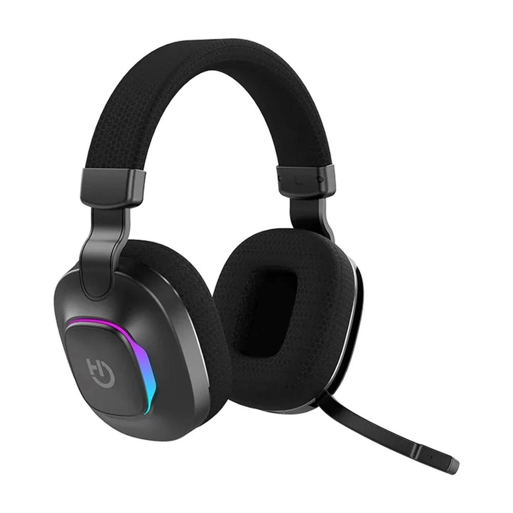 AURICULARES GAMING HIDITEC VORTEX ARGB INALAMBRICO NEGRO