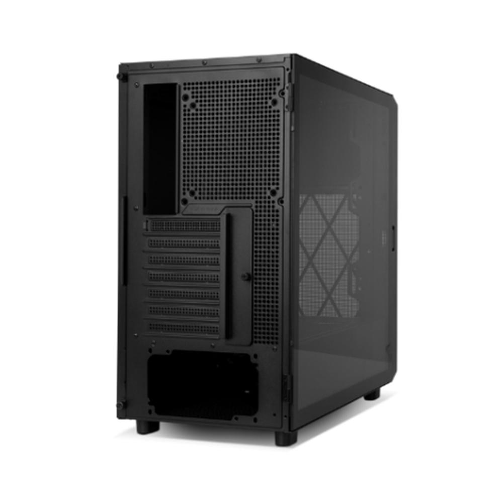 CAJA ORDENADOR GAMING NOX HUMMER BIOS ATX LCD 8" CRISTAL TEMPLADO NEGRA