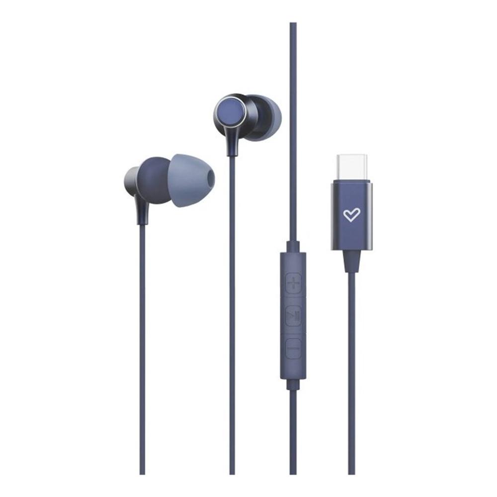 AURICULARES ENERGY SISTEM METALLIZED USB TIPO C AZUL