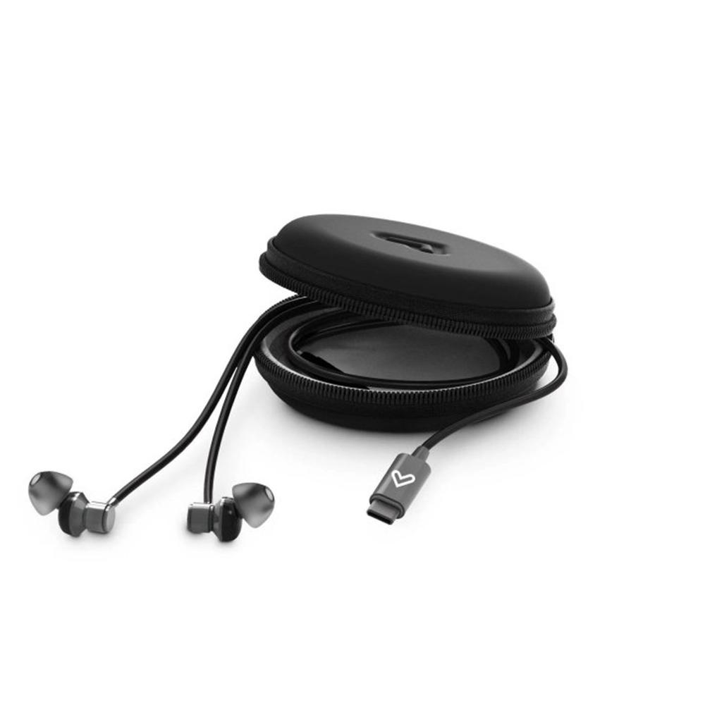 AURICULARES ENERGY SISTEM METALLIZED USB TIPO C NEGRO