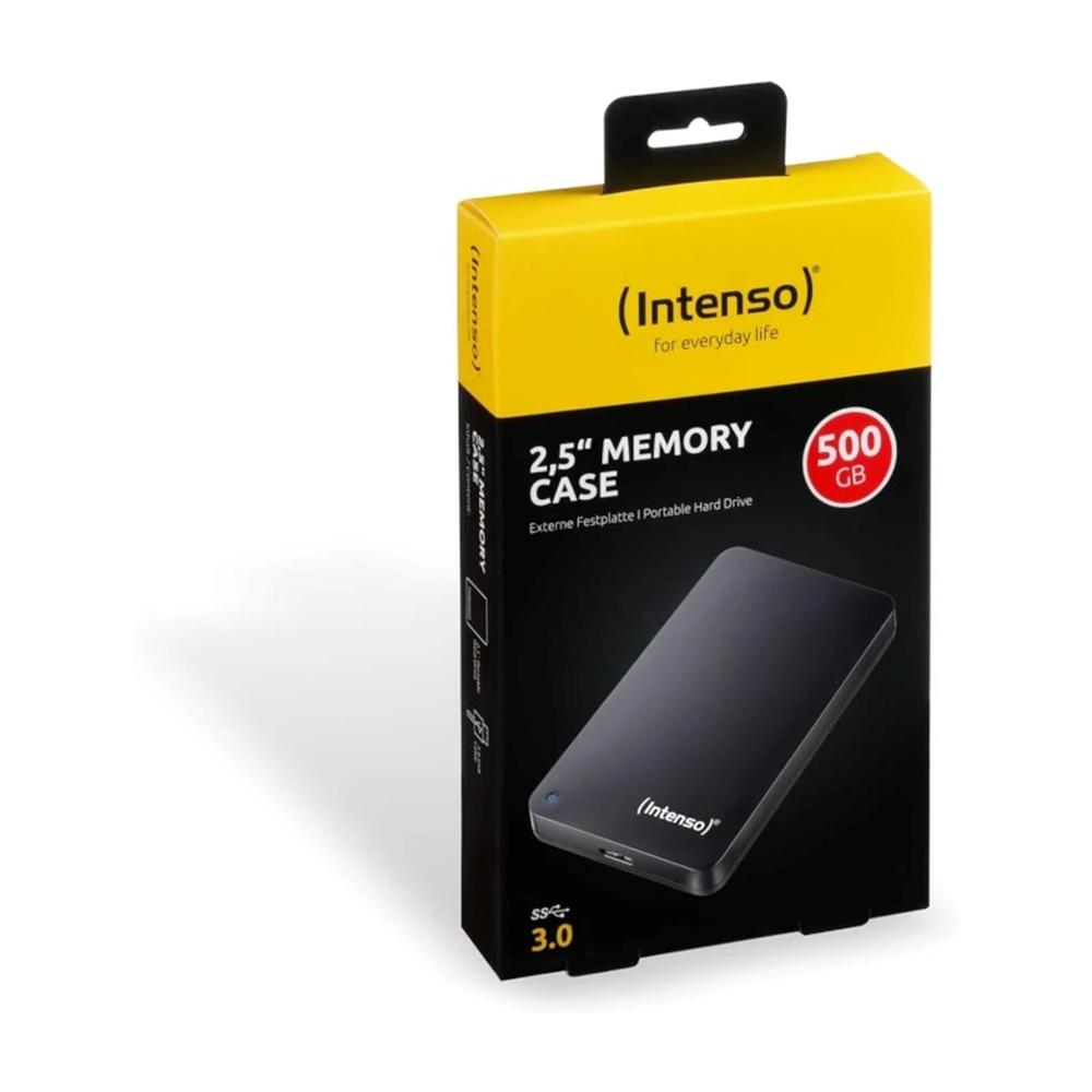 DISCO DURO EXTERNO HDD INTENSO 500GB 2.5" USB 3.0 NEGRO