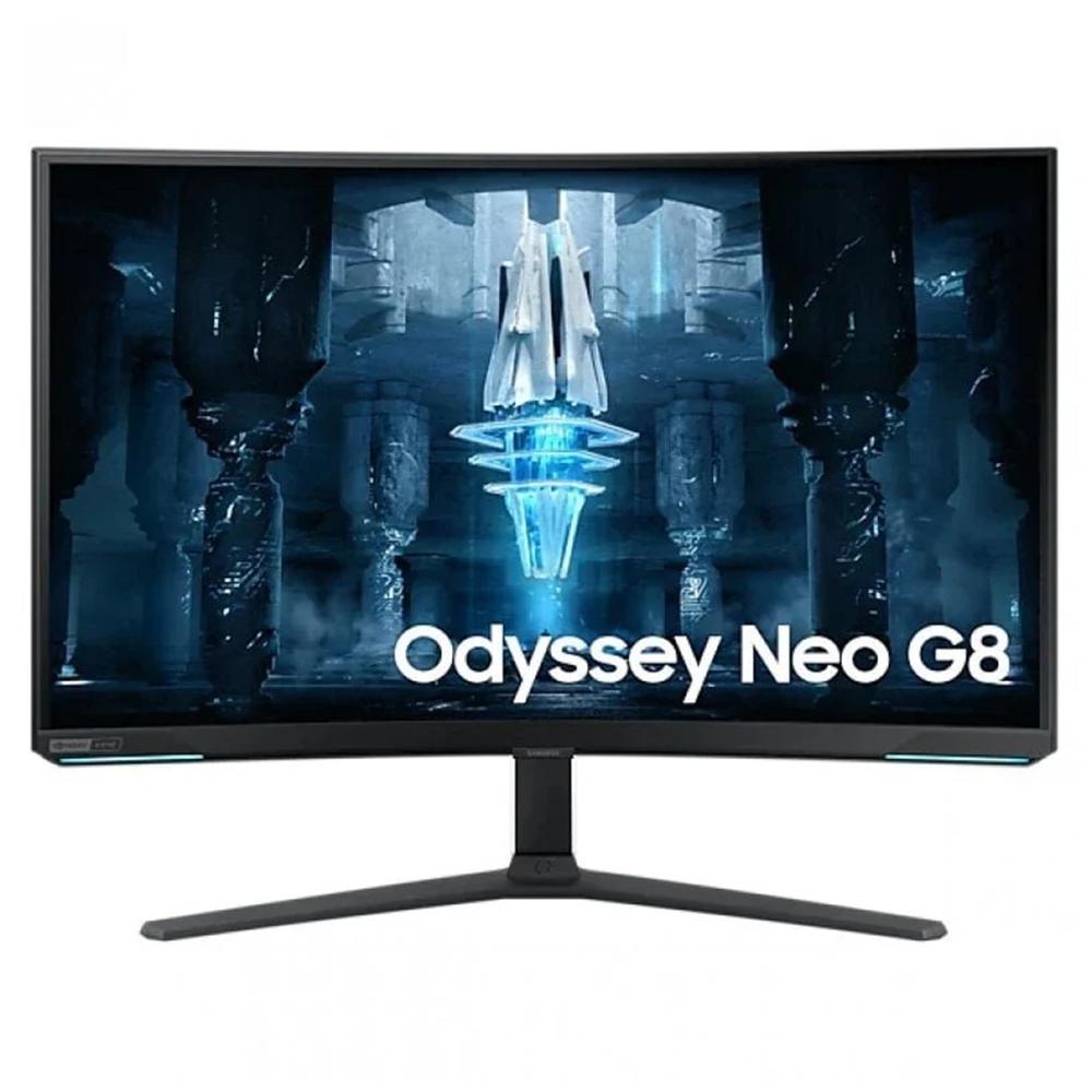 MONITOR MINI LED GAMING 32" SAMSUNG ODYSSEY NEO G8 CURVO/ VA/ DP/ HDMI/ 240HZ/ 1MS/ VESA 100X100