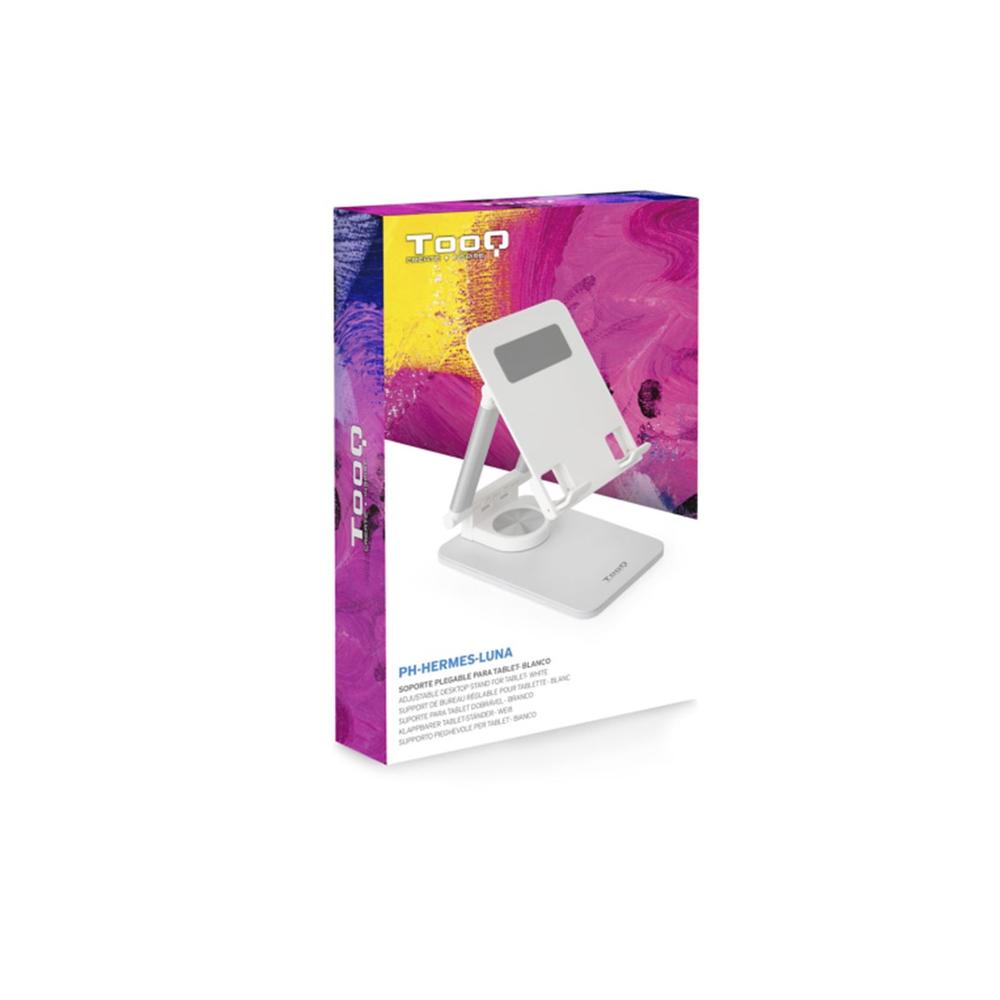 SOPORTE TOOQ PLEGABLE PARA TABLET HASTA 12.9" BLANCO