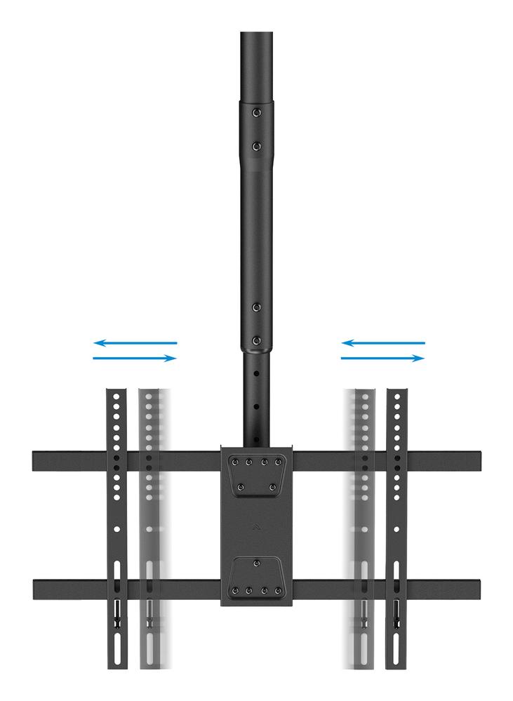 SOPORTE TECHO TOOQ VESA HASTA 86" 600X400MM MAX 60KG