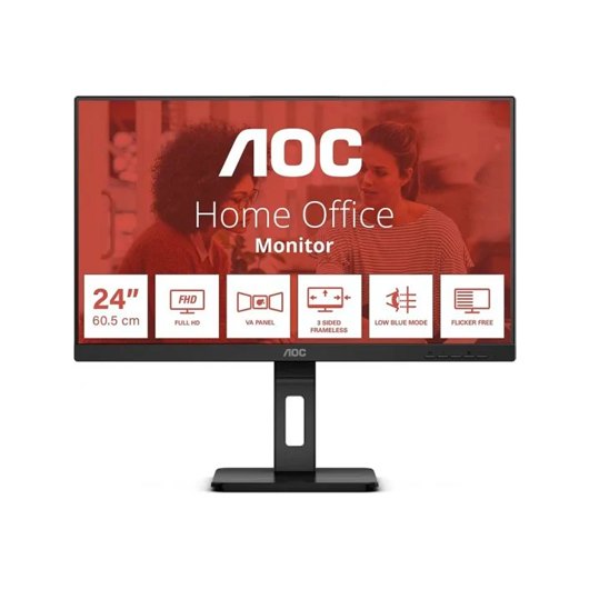 MONITOR LED 24" AOC 24E3QAF NEGRO