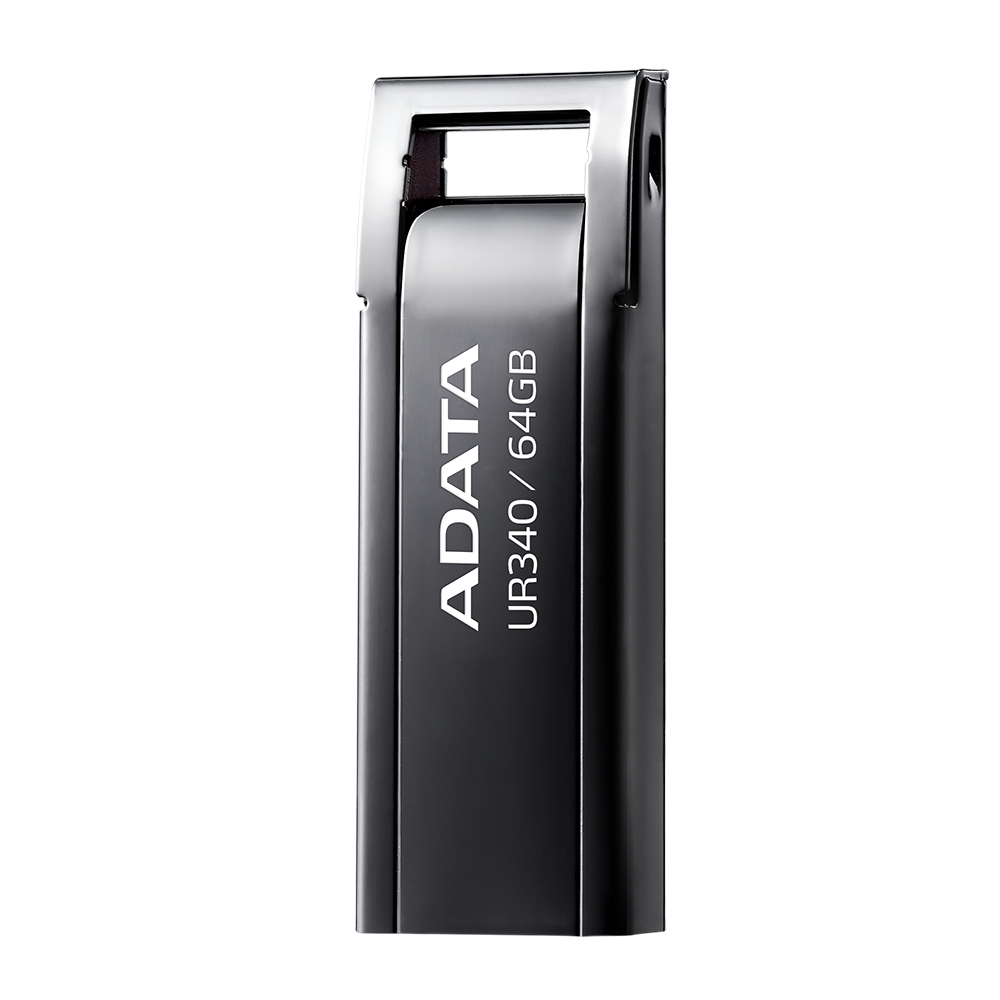 MEMORIA USB 3.2 ADATA UR340 64GB NEGRO METALICO