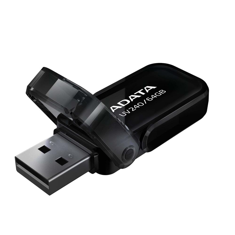 MEMORIA USB 2.0 ADATA UV240 64GB NEGRO