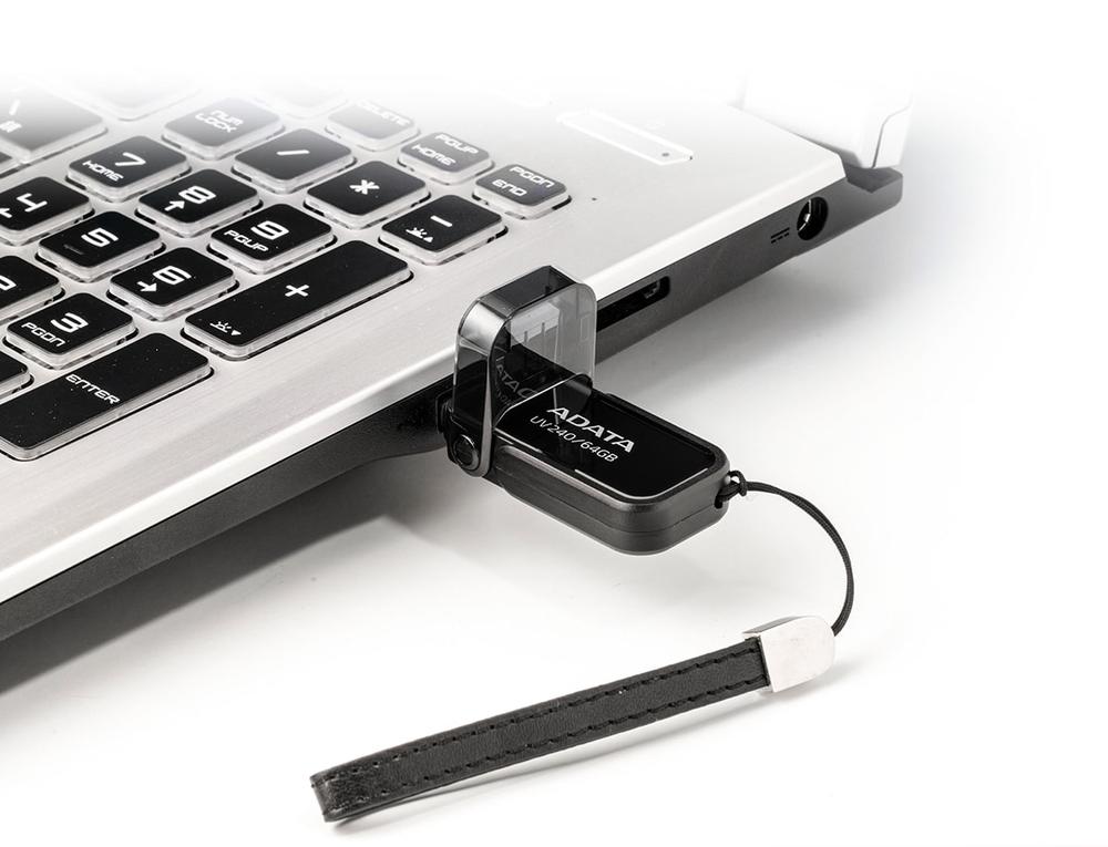MEMORIA USB 2.0 ADATA UV240 64GB NEGRO