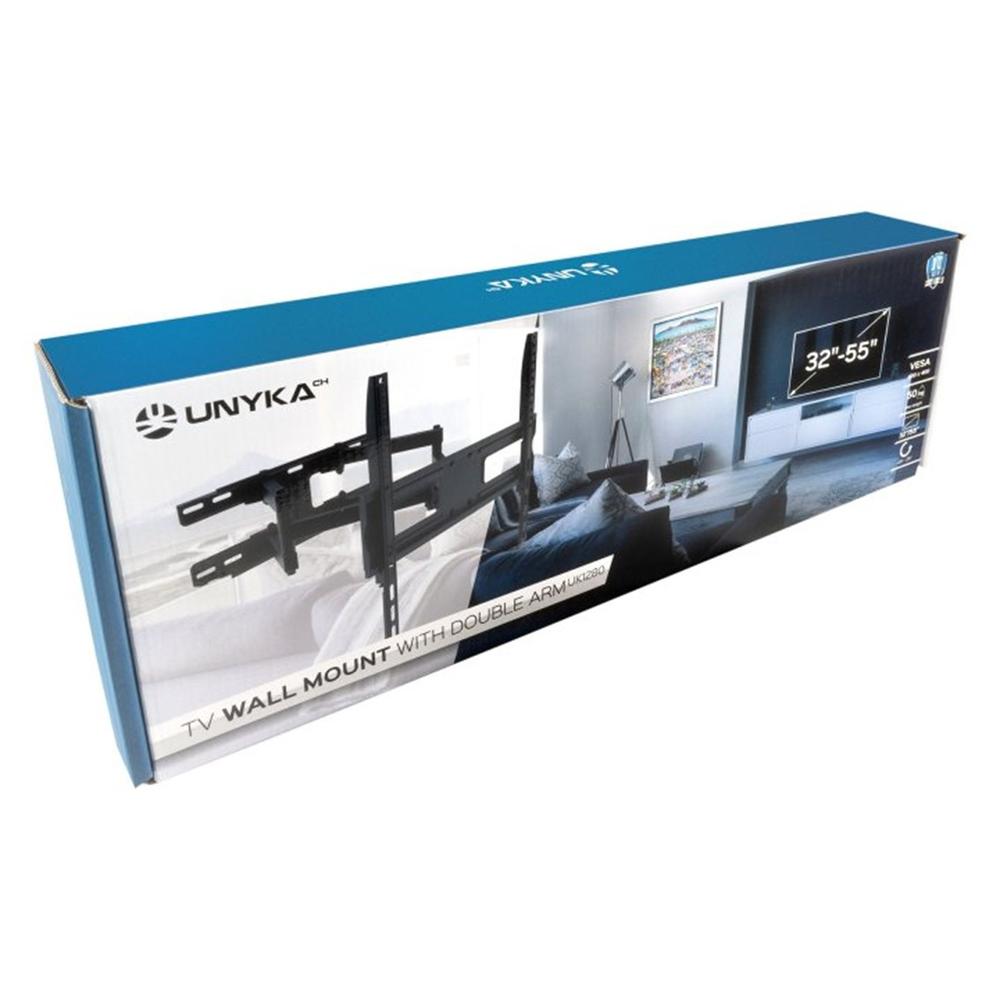 SOPORTE PARED TV UNYKA VESA HASTA 55" 400X400MM MAX 50KG