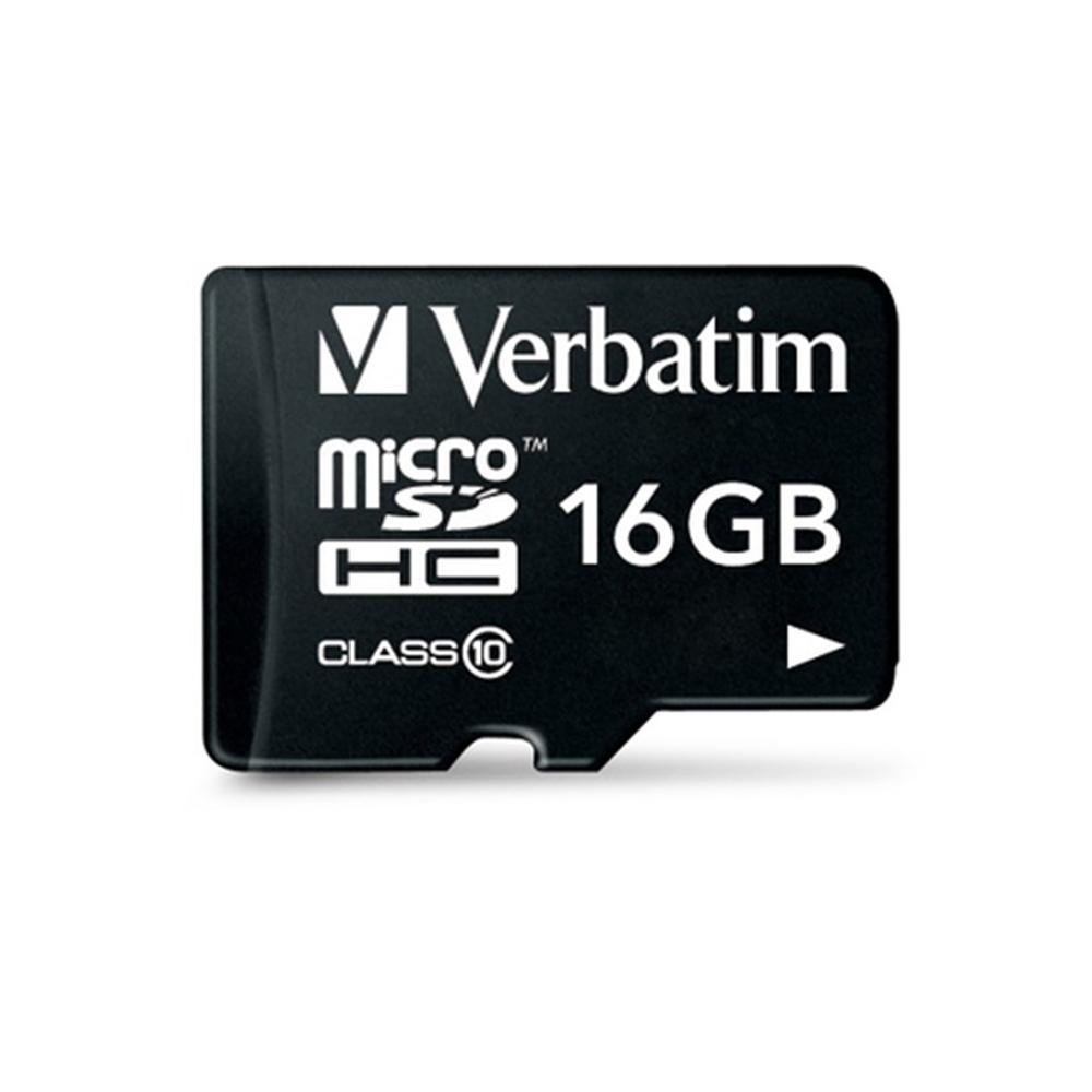 TARJETA MEMORIA MICRO SD VERBATIM 16GB C10 U1 + ADAPTADOR