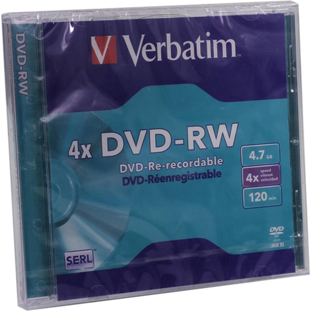 VERBATIM DVD-RW 4.7GB 4X TARRINA 5 UNIDADES ADVANCED SERL