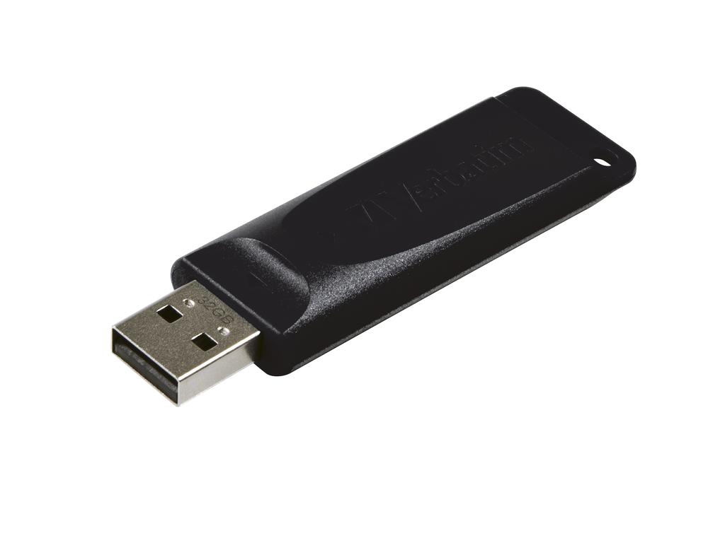 MEMORIA USB 2.0 VERBATIM STORENGO 32GB NEGRO