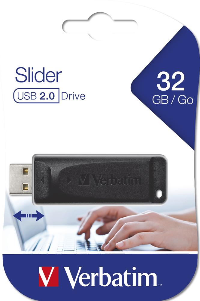 MEMORIA USB 2.0 VERBATIM STORENGO 32GB NEGRO