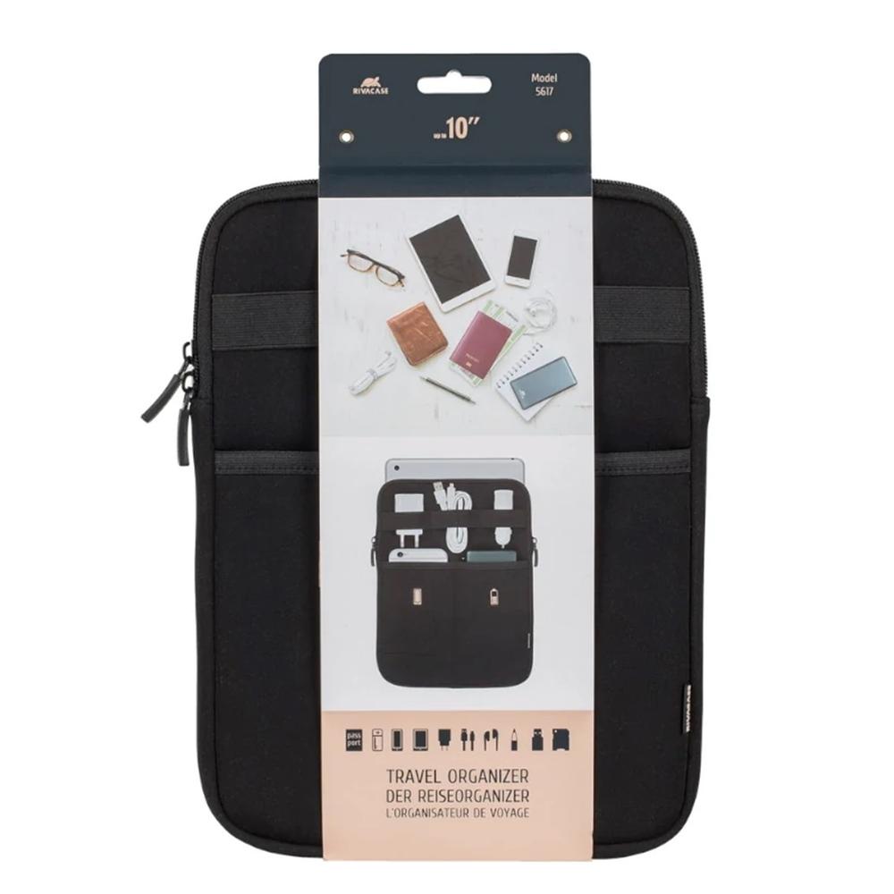 ORGANIZADOR DE VIAJE RIVACASE 5617 ANTISHOCK PARA TABLET 10.1" NEGRO