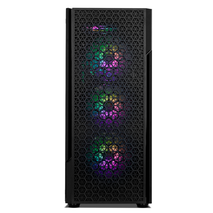 CAJA ORDENADOR GAMING NOX INFINITY BETA AIRFLOW ITX ARGB CRISTAL TEMPLADO NEGRA