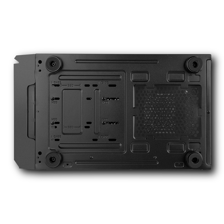 CAJA ORDENADOR GAMING NOX INFINITY BETA AIRFLOW ITX ARGB CRISTAL TEMPLADO NEGRA