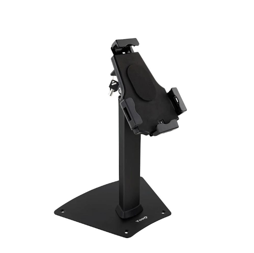 SOPORTE SOBREMESA TOOQ PARA TABLET + ANTIRROBO NEGRO