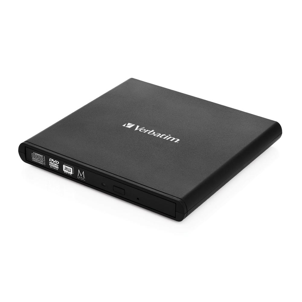 REGRABADORA EXTERNA CD/DVD VERBATIM SLIMLINE USB 2.0