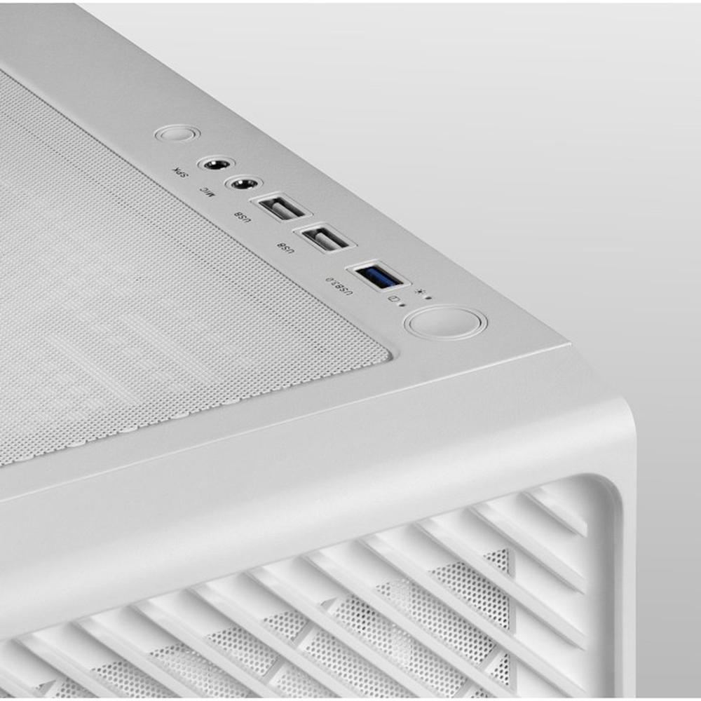 CAJA ORDENADOR MARS GAMING MC-F ATX ARGB CRISTAL TEMPLADO BLANCO
