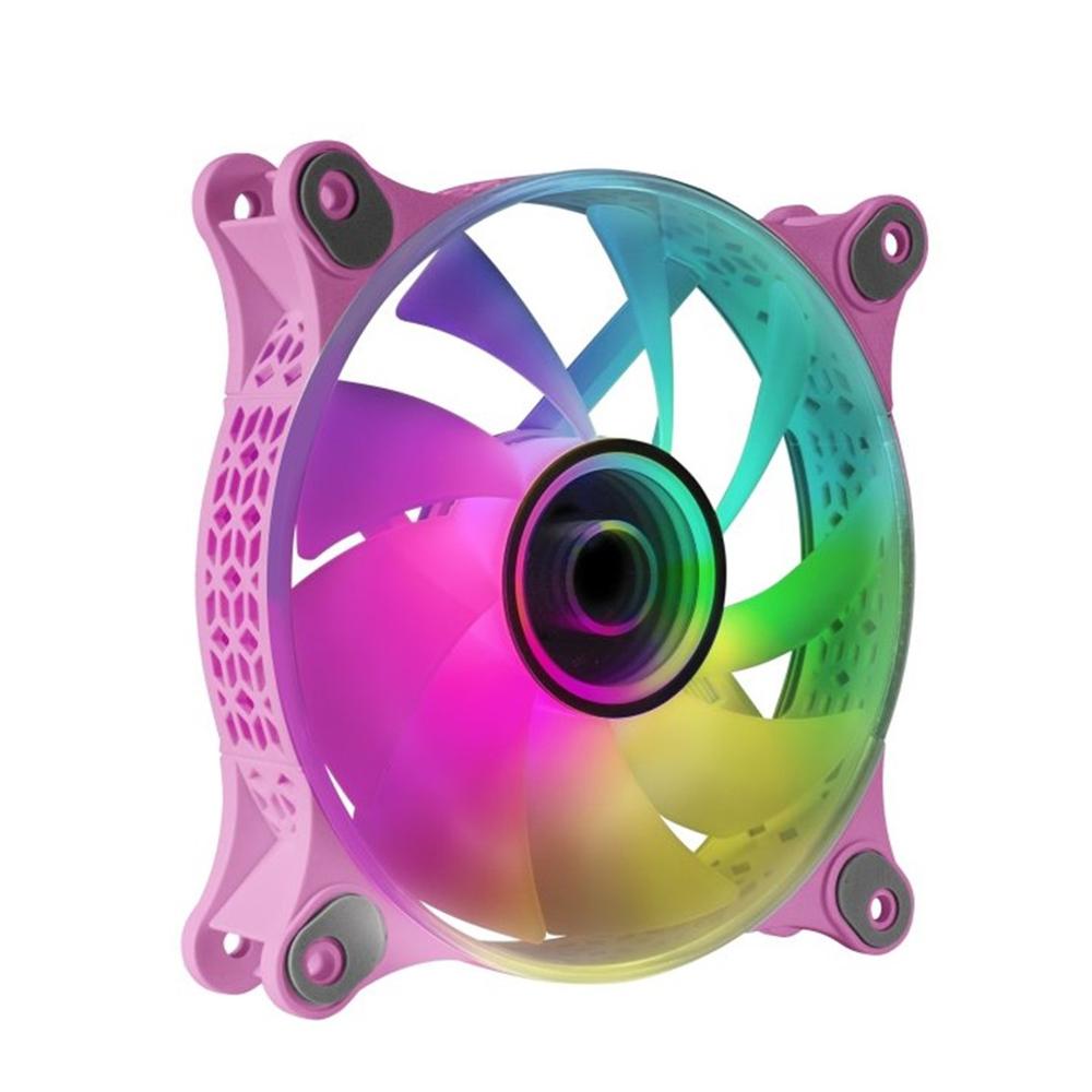 VENTILADOR MARS GAMING MF3D 120MM ARGB ROSA