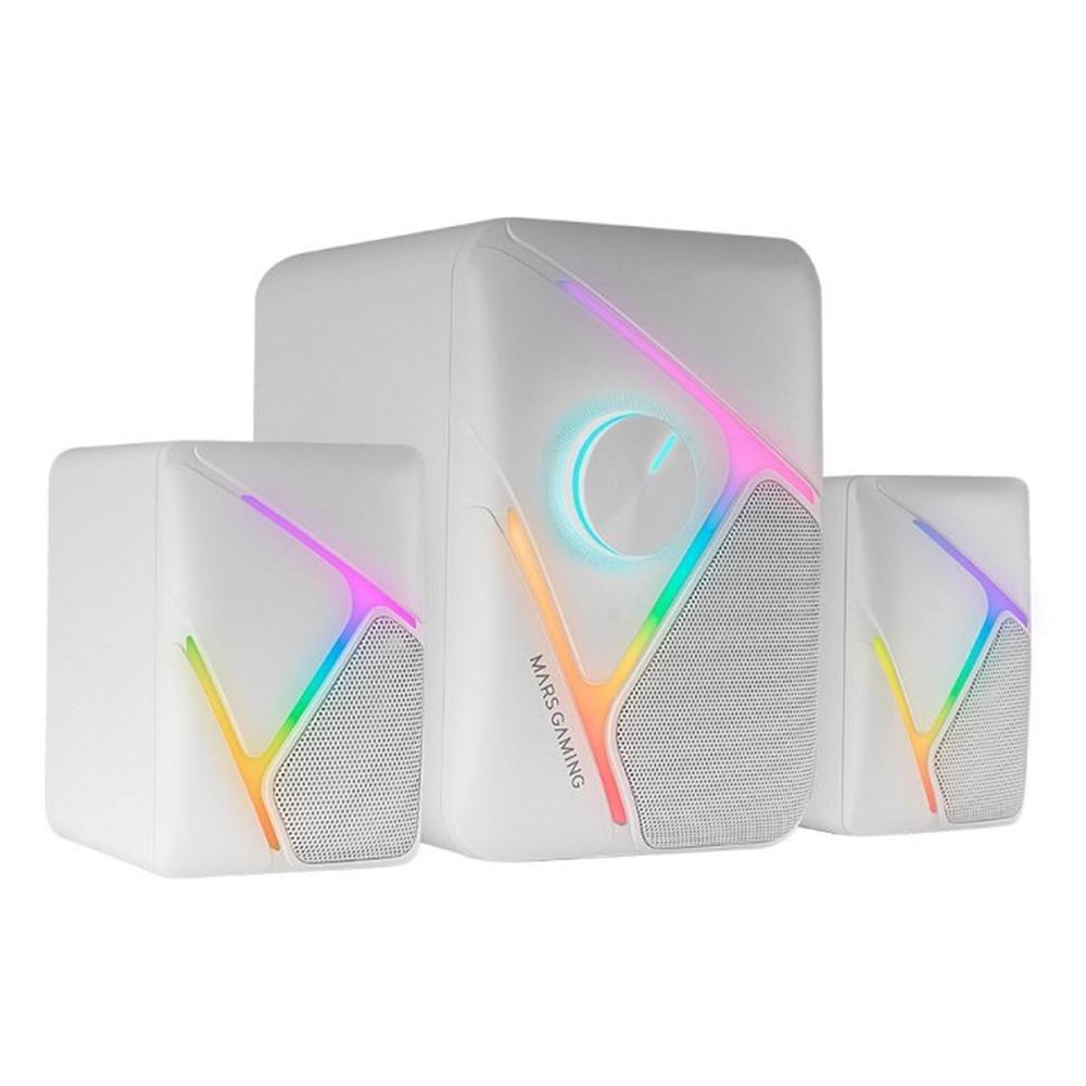 ALTAVOCES MARS GAMING 2.1 MS-H21 BLANCO