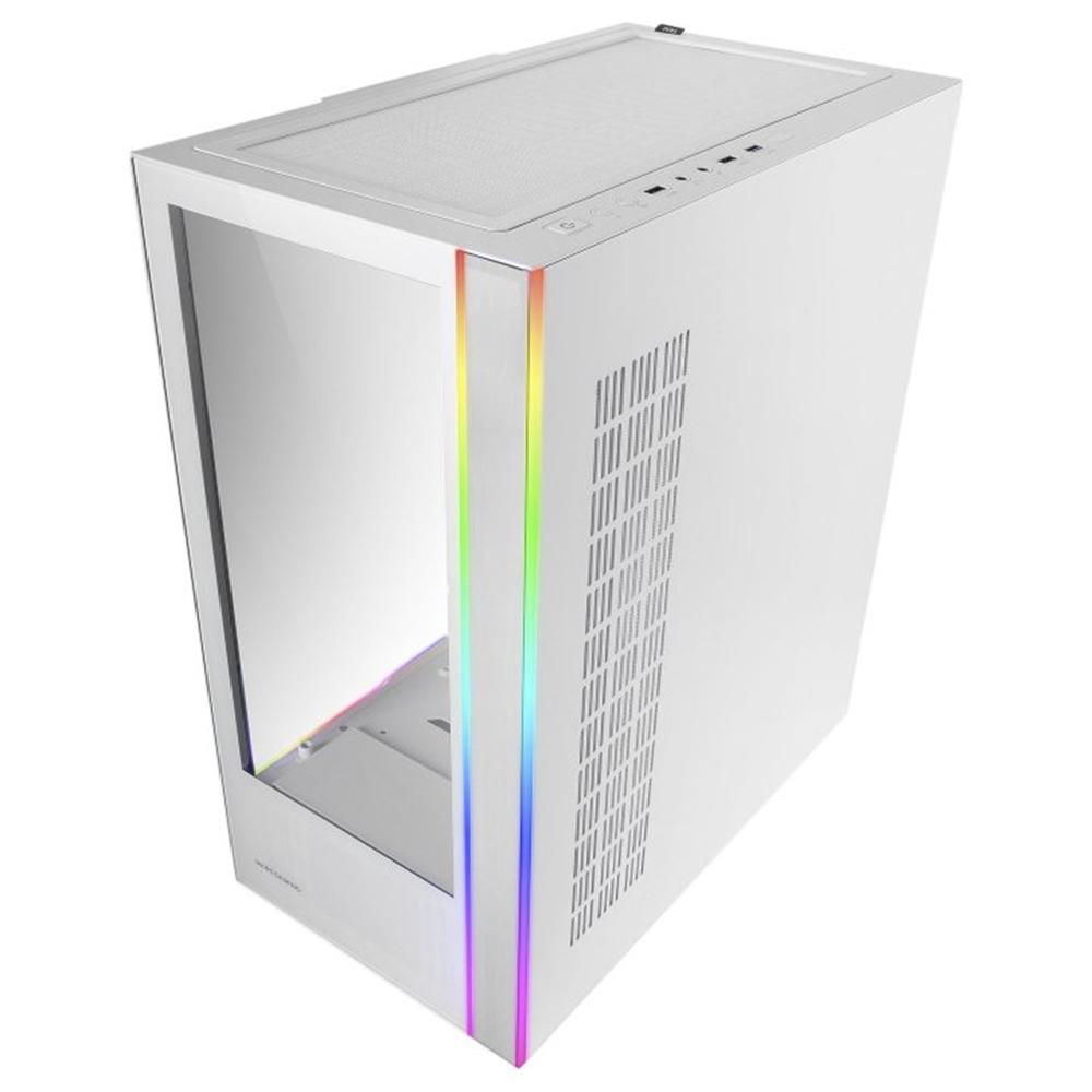 CAJA ORDENADOR MARS GAMING MCULT E-ATX CRISTAL TEMPLADO BLANCO