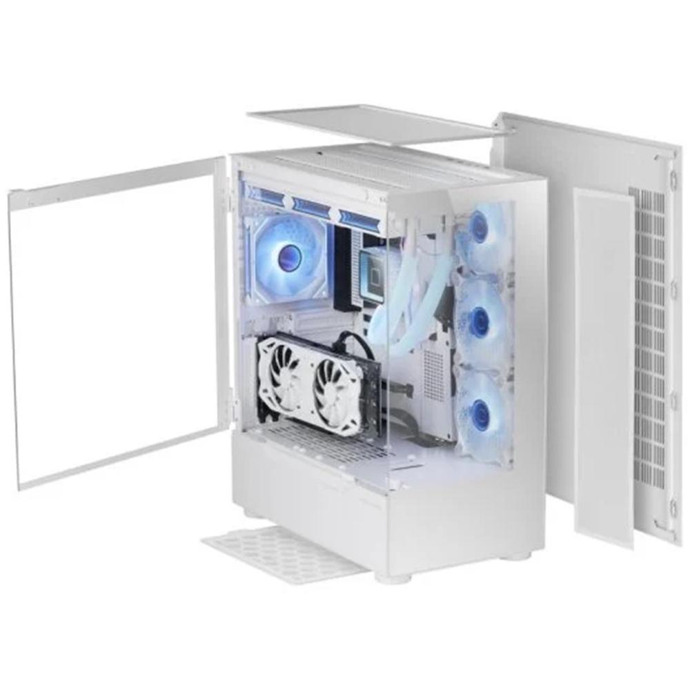 CAJA ORDENADOR MARS GAMING MCULT E-ATX CRISTAL TEMPLADO BLANCO