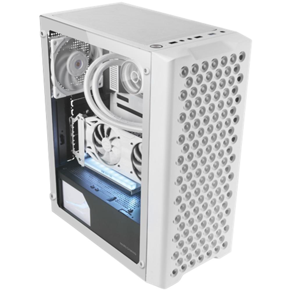 CAJA ORDENADOR MARS GAMING MCIPRO ATX CRISTAL TEMPLADO USB 3.2 BLANCO