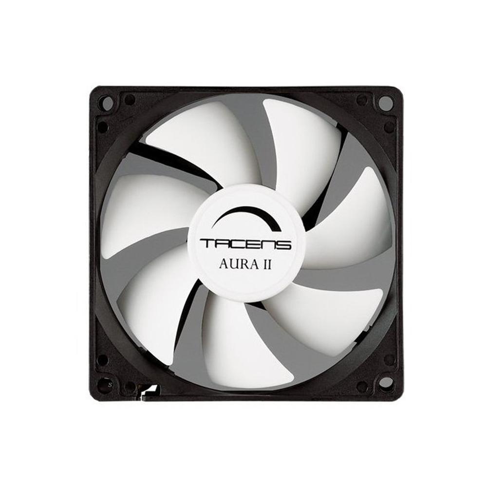 VENTILADOR CAJA TACENS 2 AURAII 90MM NEGRO/BLANCO