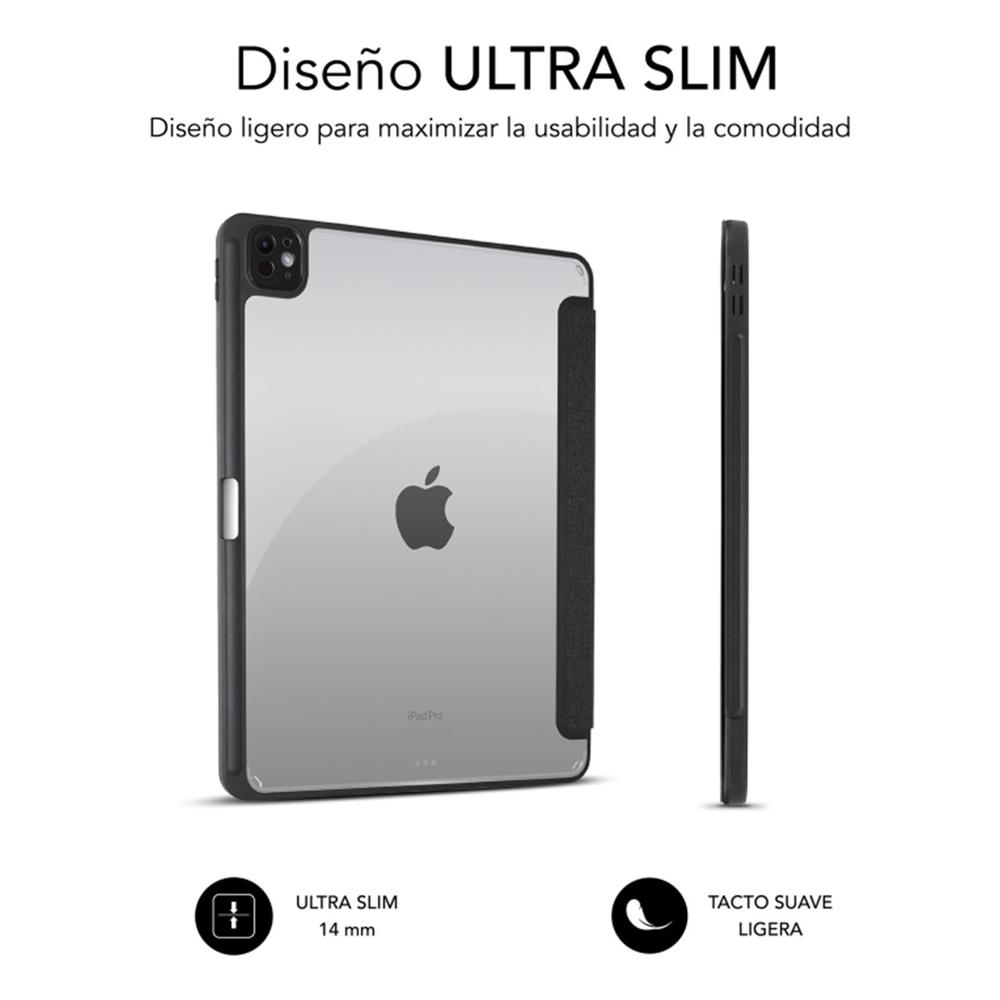FUNDA SUBBLIM CLEAR SHOCK CASE PARA IPAD PRO 11" 2024 NEGRO