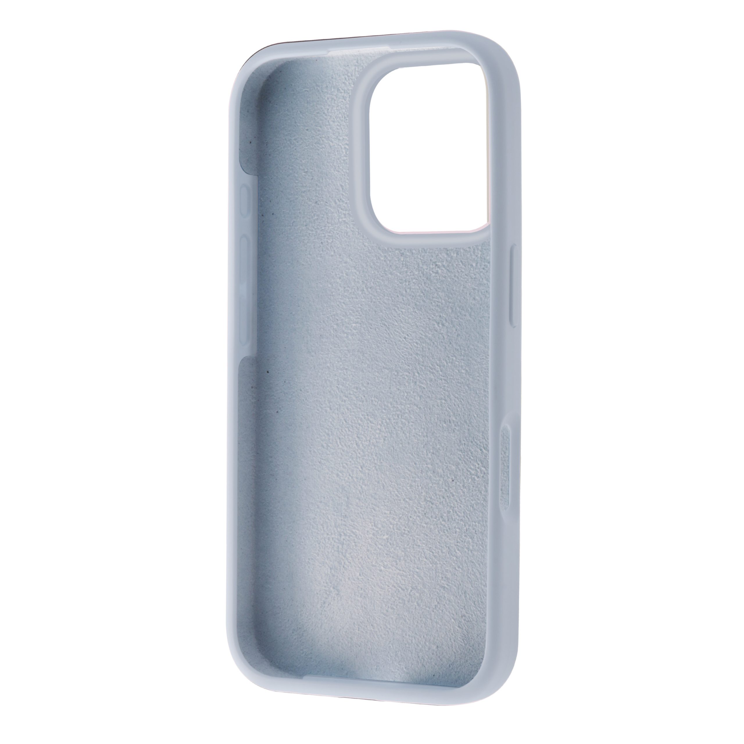 FUNDA MUVIT RECYCLETEK LIQUID SILICONE PARA APPLE IPHONE 16 PRO AZUL CIELO