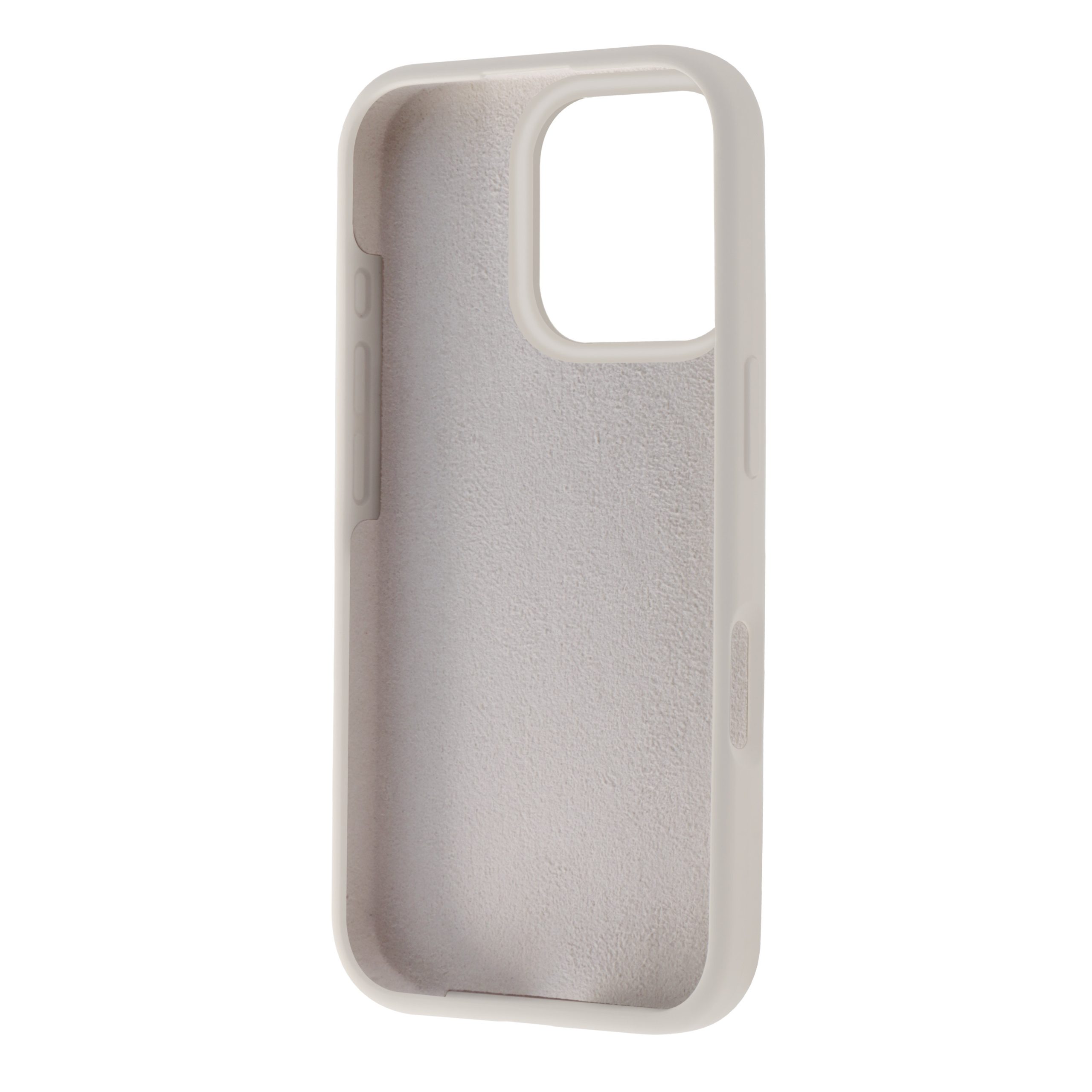 FUNDA MUVIT RECYCLETEK LIQUID SILICONE PARA APPLE IPHONE 16 PRO NUDE