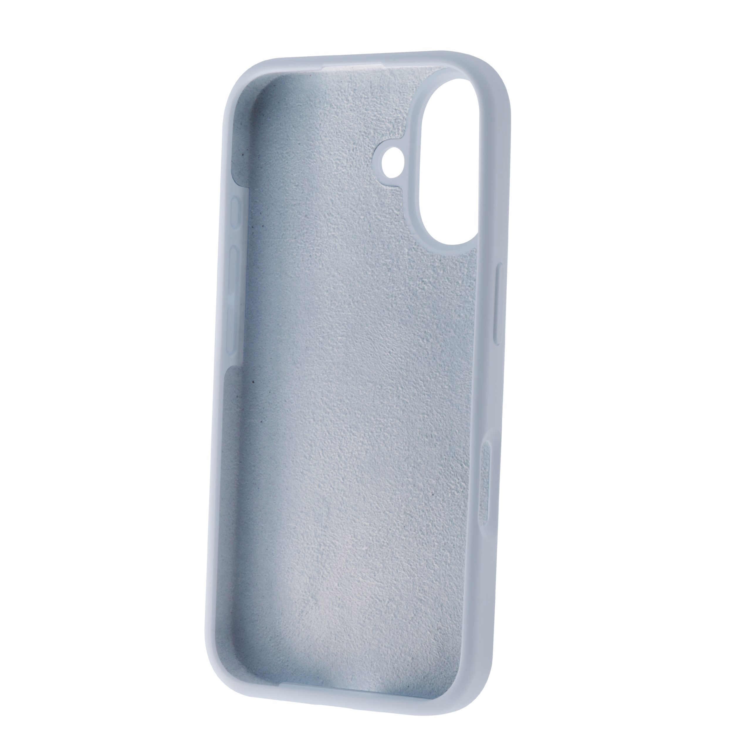 FUNDA MUVIT RECYCLETEK LIQUID SILICONE PARA APPLE IPHONE 16 AZUL CIELO