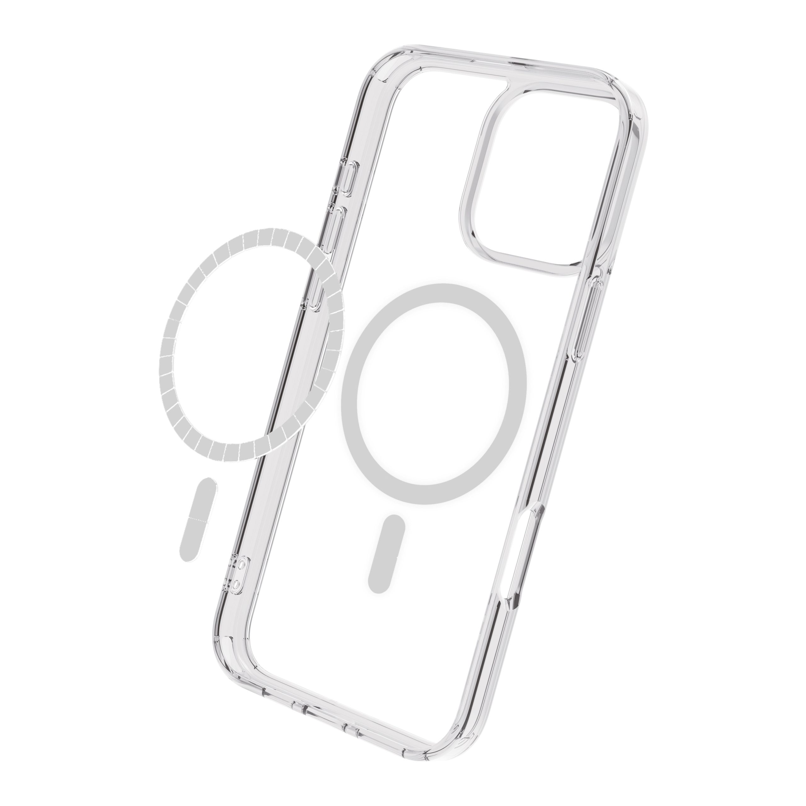 FUNDA MUVIT RECYCLETEK MAGSAFE PARA APPLE IPHONE 16 PRO MAX TRANSPARENTE