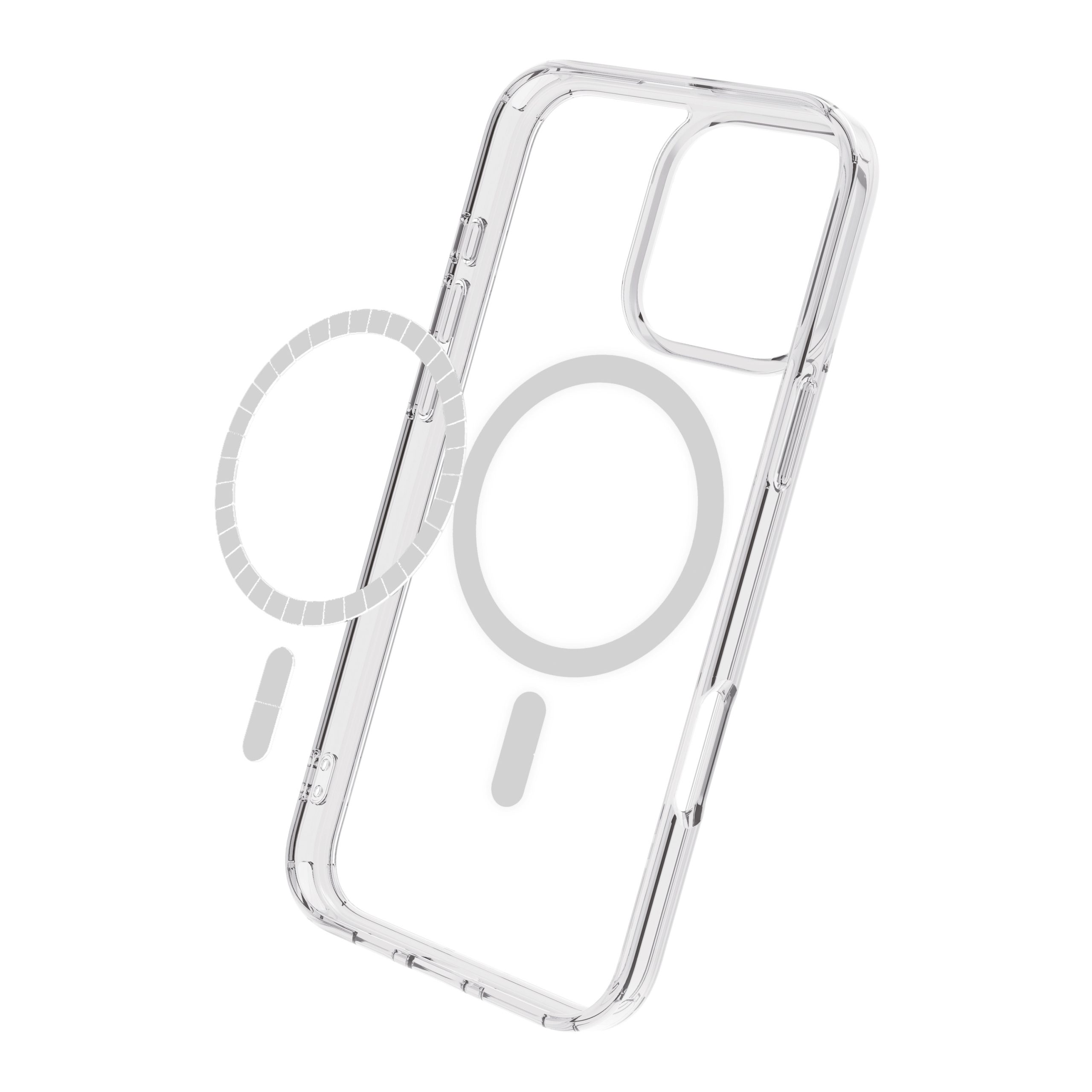 FUNDA MUVIT RECYCLETEK MAGSAFE PARA APPLE IPHONE 16 PRO TRANSPARENTE