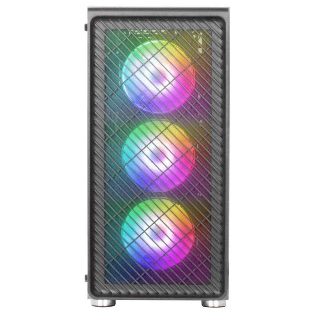 CAJA ORDENADOR MARS GAMING MC-F ATX ARGB CRISTAL TEMPLADO NEGRO