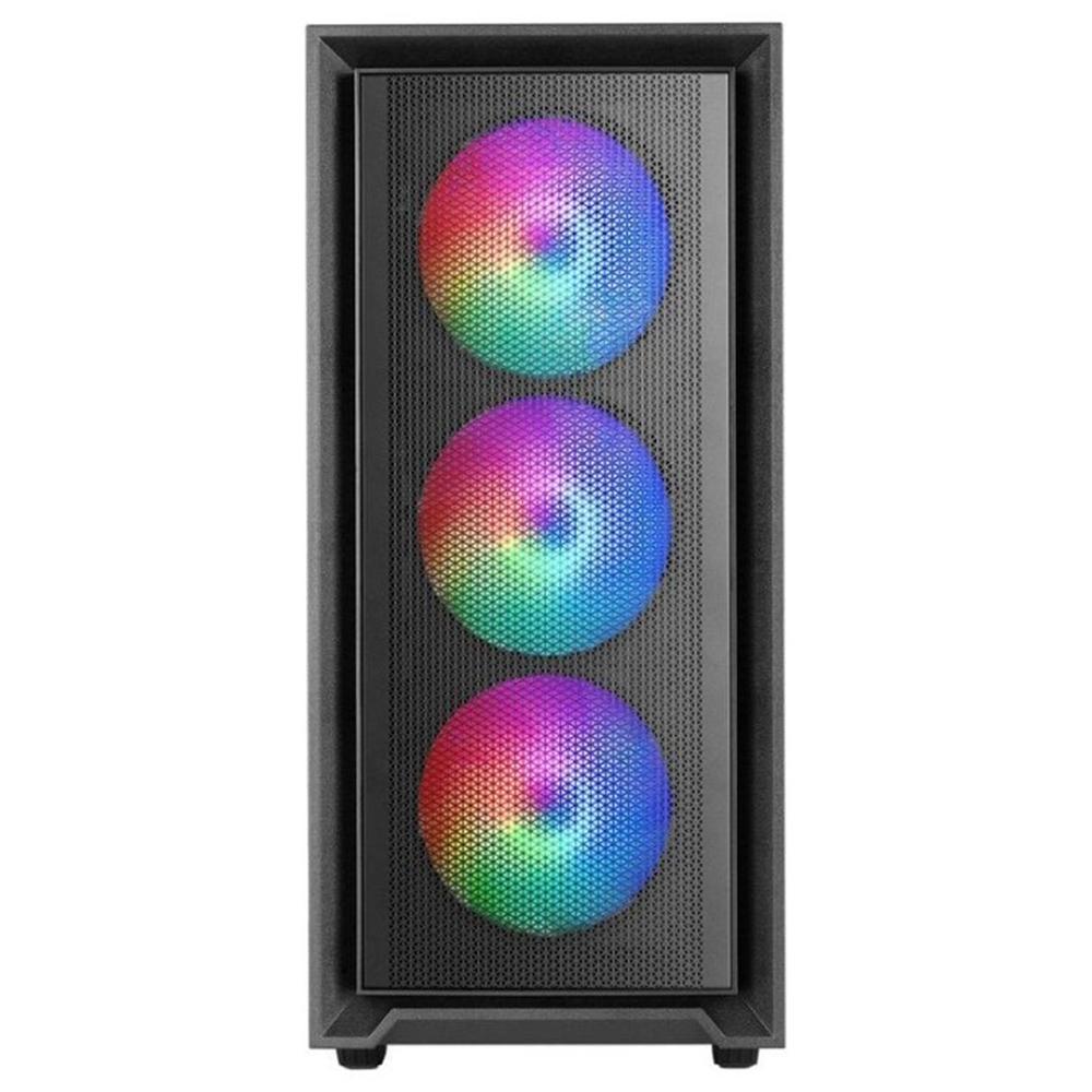 CAJA ORDENADOR MARS GAMING MC-AIR ATX FRGB CRISTAL TEMPLADO NEGRO