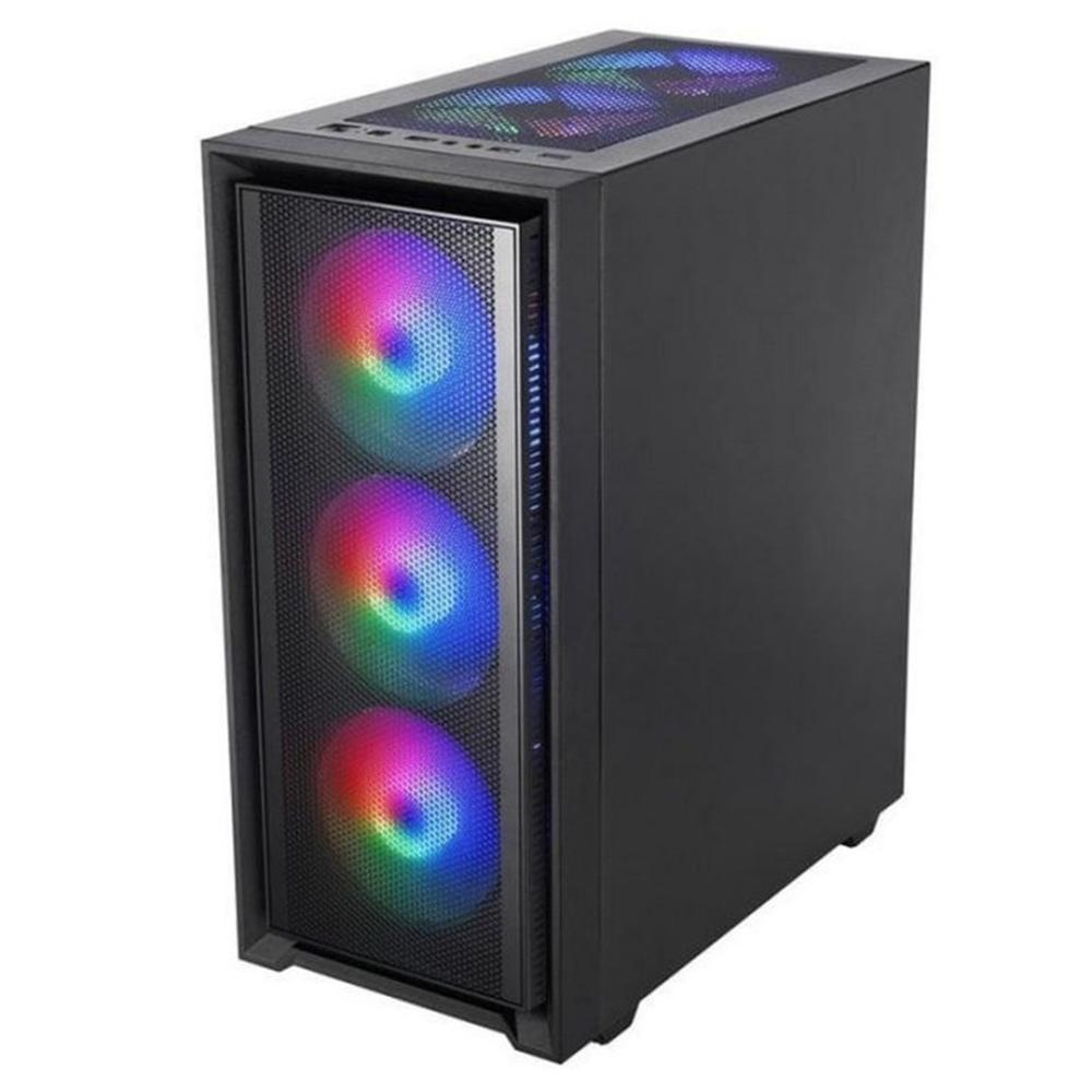 CAJA ORDENADOR MARS GAMING MC-AIR ATX FRGB CRISTAL TEMPLADO NEGRO